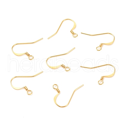 Brass Earring Hooks KK-F824-015B-G-1