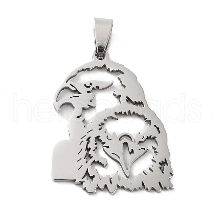Non-Tarnish 201 Stainless Steel Pendants STAS-A090-10P-1