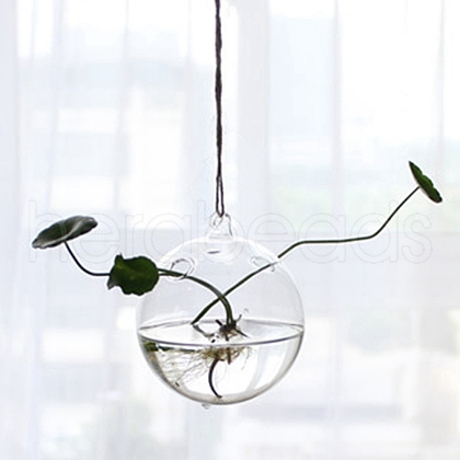 Mother's Day Hanging Glass Plants Planters PW-WG28732-08-1