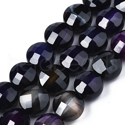 Natural Agate Beads Strands G-S359-366B-1