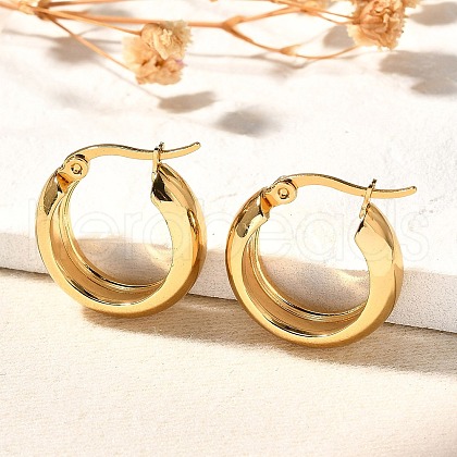304 Stainless Steel Hoop Earrings QM4377-2-1