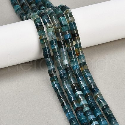 Dyed Natural Agate Beads Strands G-U030-B01-01-1