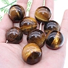 Natural Tiger Eye Round Sphere Polished Beads PW-WG8B13A-01-2