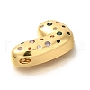 Brass Cubic Zirconia Pendants KK-M295-13G-L-2