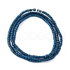 Electroplated Non-magnetic Hematite Beads Strands G-P571-A01-01E-2