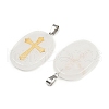 Natural Quartz Crystal Pendants G-S392-01F-2
