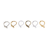 Brass Leverback Earring Findings KK-JP0010-07-2