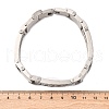 304 Stainless Steel Panther Chain Bracelets for Women Men BJEW-R018-03P-5