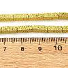 Electroplated Natural Lava Rock Beads Strands G-I360-K04-01-4