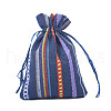 Linenette Drawstring Bags CON-PW0001-088-2