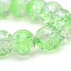 Baking Painted Crackle Glass Bead Strands CCG-S001-10mm-13-1