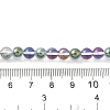 Transparent Electroplate Glass Beads Strands GLAA-T032-T6mm-C05-4