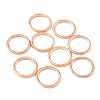 Alloy Closed Jump Rings KK-WH0052-05B-RG-1
