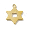 304 Stainless Steel Pendants STAS-P316-07G-2