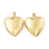 Heart Brass Pendants KK-M327-04A-G-1