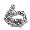 Shell Pearl 3-Hole Guru Beads Strands G-K149-53B-2