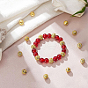 BENECREAT 36Pcs 6 Style Alloy Hollow Beads FIND-BC0002-07-5