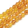Natural Citrine Beads Strands X-G-S149-09-10mm-1