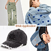 AHADERMAKER 30Pcs 6 Colors Cloth Iron on/Sew On Patches PATC-GA0001-37-6