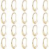 SUPERFINDINGS 40Pcs Brass Earring Hooks KK-FH0004-42-1