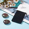 2Pcs Natural Dragon Blood Jasper Cabochons G-FH0001-19-3