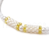 Glass Seed Beads Stretch  Bracelets for Women BJEW-MZ00153-03-3