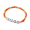 Glass Stretch Bracelets BJEW-JB11075-02-3