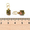 Natural Unakite Pendants STAS-Z129-01G-04-3