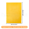 SUPERFINDINGS 100 Sheets 2 Colors PET Stamping Hot Foil Paper DIY-FH0004-96-2