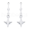 Non-Tarnish 201 Stainless Steel Pendants STAS-N090-LA951-1-1