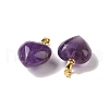 Natural Amethyst Pendants X-G-I311-A18-G-2