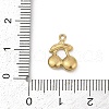 304 Stainless Steel Charms STAS-D366-08A-G-3