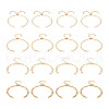 16Pcs 4 Style Adjustable 304 Stainless Steel Chain Link Bracelets Making AJEW-TA0001-24-2