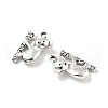 Tibetan Style Alloy Animals Pendants PALLOY-V007-01AS-06-2