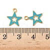 304 Stainless Steel Enamel Charms STAS-U057-13G-02-3