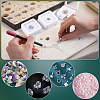 Square Acrylic Loose Diamond Display Boxes CON-WH0107-11B-02-6