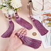 Polyester Tassel Pendant Decorations DIY-WH0542-06C-3