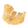 304 Stainless Steel Open Cuff Bangles for Women BJEW-G711-01H-G-2