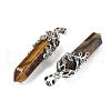 Natural Tiger Eye Pendants G-M450-01P-13-2