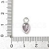 Brass Micro Pave Cubic Zirconia Pendants KK-M322-48P-02-3