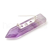 Natural Gemstone Sword Lapel Pin JEWB-BR00074-5