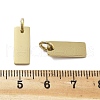 Geometric Figure Style 304 Stainless Steel Stamping Blank Tag Charms STAS-D302-03A-3