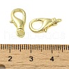 Brass Lobster Claw Clasps KK-B089-21A-G-3
