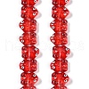 Transparent Glass Enamel Beads Strands GLAA-B021-05D-1