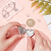 DICOSMETIC Heart Pendant Necklace DIY Making Kit DIY-DC0001-20-3