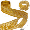Gorgecraft 4.6~5 Yards Ethnic Style Polyester Jacquard Ribbon for Sewing Decoration OCOR-GF0003-96D-6