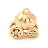 Brass Pave Cubic Zirconia Pendants KK-E793-29G-1