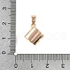 Brass Micro Pave Cubic Zirconia Pendants KK-E795-29KCG-03-3