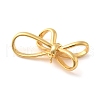 925 Sterling Silver Bowknot Connector Charms STER-S013-01G-2