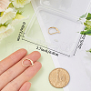 Beebeecraft 4Pcs Brass Leverback Earring Findings KK-BBC0013-86-3